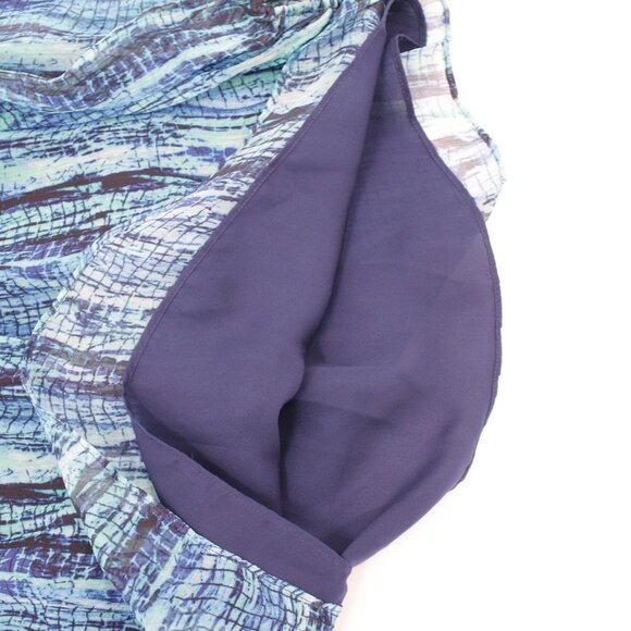 Ramy Brook Top Womens Small Silk Blouse Off the‎ Shoulder Long Sleeve lined tie - Picture 8 of 15